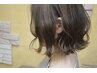 【透け感UP！】ブリーチ無しWカラー+トリートメント＋前髪カット　¥9980