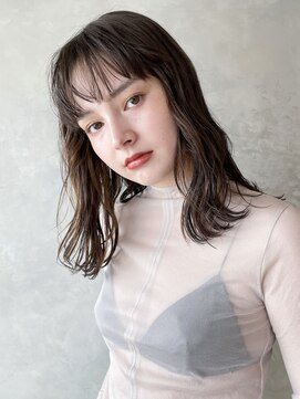 アイティーバイアルバム 藤沢店(IT by ALBUM) ゆるふあミディアム_ショコラベージュボブルフ_38622