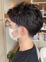 エス ハート オブ ヘアー 名東店(Heart of HAIR)&nbsp;【ES 川原】 Men's Style #08 ツーブロック刈り上げアップバンク