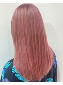 【川瀬莉穂】pink hair