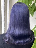 アン(Hair make un)&nbsp;【ド派手カラー】パープルブルージュ♪