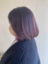 カシェ リタ ヘアー(CACHE'&RITA HAIR)&nbsp;ピンクブラウン◯ピンク◯イヤリングカラー