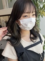 グーフィートーキョー 銀座(Goofy Tokyo)&nbsp;東京銀座インナーカラー/イヤリングカラー/カーキグレージュ