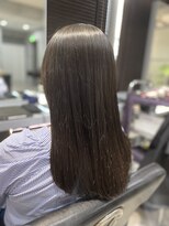 ナチュラル艶感ストレート