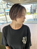ショート×ベージュ
