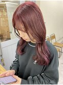 ピンクブラウンカラー