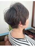 くせ毛パーマアシンメトリースタイルメンテナンスカット