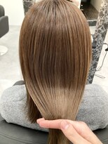 レム 長野青木島店(REM) ブリーチなしブラウンベージュ/髪質改善カラー