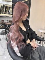 ラピス 渋谷本店(Lapis) 透明感ピンクカラー インナーホワイトピンク