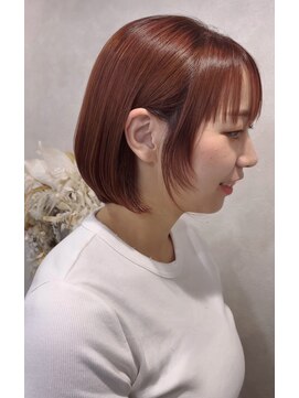 ハイバレーヘアーメゾン(HIGH VALLEY HAIRMAISON) ショートボブぱっつんボブ顔周りカット岡山南中央町