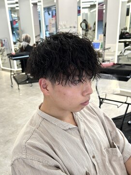 ブラウン(Brown) ツイストスパイラル/メンズパーマ
