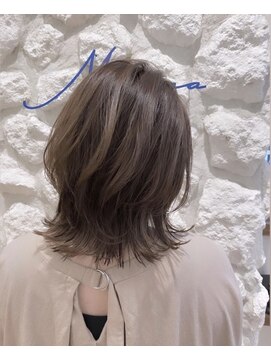 リン モアナバイヘッドライト 武蔵小杉2号店(lynn Moana by HEADLIGHT) lynn【武蔵小杉】#レイヤーボブ#ウルフカット#ベージュカラー