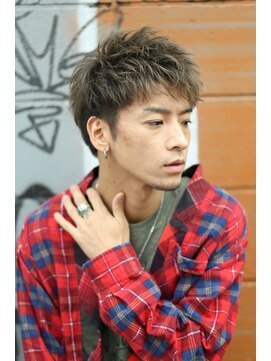 リップス レイ ギンザ(LIPPS Ray GINZA) ツーブロックカーキショート