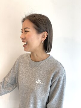 ロックワークオレンジ 西中島店(ROCK WORK ORANGE) ブリーチ履歴あり グレージュカラー*