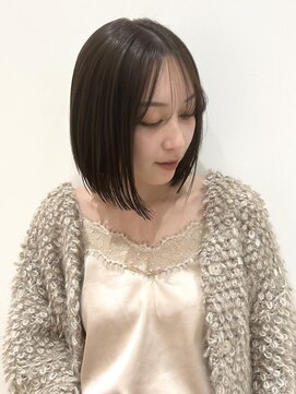 ニューヨークニューヨーク イオンスタイル東淀川店(NYNY) 切りっぱなしボブ顔周りレイヤーカット【 大阪 淡路】