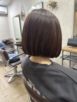 アルレン(Allen)&nbsp;切りっぱなしボブ【チェリーレッド/宇都宮/髪質改善】