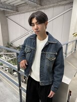 フェブ(fev)&nbsp;(fev_sora) men's cut + cream brown