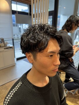アメラボ 平針店(AmeLab) 【アップバング/スパイラルパーマ】山本凌也