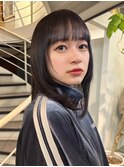 鎖骨ミディアム/ナチュラル/大人清楚/ダークブラウン/レイヤー