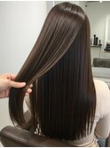 髪質に合わせた髪質改善ストレート_艶ロング(北浜)