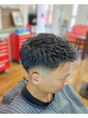 アイロンパーマ
