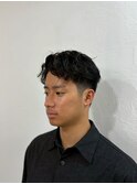 20代30代40代フェザーパーマニュアンスカールセンターパート