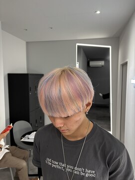 ナンバー 竪町(number+) メンズ限定！デザインカラー×束感