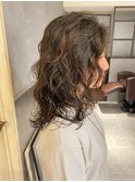 【macana指名】ミディアムパーマレイヤーパーマ登戸ウルフ