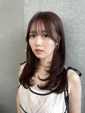 ジーナ 福岡天神(Zina) ミディアムヘア/暗めカラー/デザインカラー/髪質改善