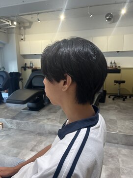 ソイクフ 四条大宮店(SOY-KUFU) 20代30代40代◎似合わせカットブルーブラックフェザーパーマ