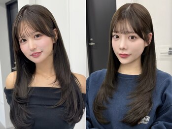 セラン 表参道(Celan)の写真/縮毛矯正×似合わせで圧倒的な可愛さを実現◎うねる前髪の顔周りとはさよなら[表参道/縮毛矯正/髪質改善]