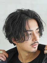 フィフスパーク(fifth PARK)&nbsp;渋谷シャドウパーマ波巻きスパイラルパーマメンズマッシュウルフ