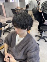 モク(mok) ラウンドマッシュ×ツイストスパイラルパーマ