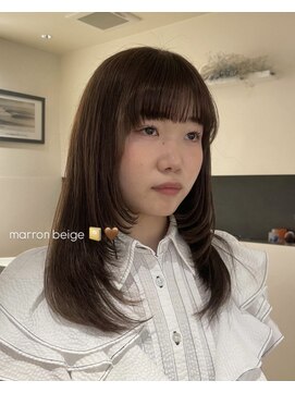 ローグ(Logue) マロンベージュ/こっくりブラウン/レイヤーカット