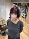 ピンク×ブラックデザインカラー0228