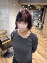 ループウエスト(LOOP WEST)&nbsp;ピンク×ブラックデザインカラー0228