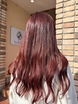 ラリュエル 江曽島店(La Ruelle.)&nbsp;髪質改善カラー　レッド