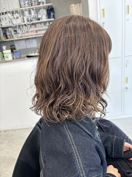 テラス トヨタ(Telasu Toyota) 朝楽5分セットのゆるウェーブなボブパーマスタイル◎