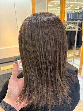 ユニ バイ マグ 長野店(Uni.by Mag) 大人可愛い大人美人くすみカラーアッシュグレーベージュ