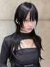 【襟足伸ばしてウルフヘア】最高級人毛シールエクステ40本+ウルフcut [名駅]