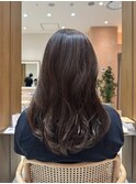 ロングヘア/コテ巻き/透明感カラー/AVEDA/北綾瀬