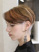 ピークアブー 原宿ハラカド(PEEK-A-BOO) くびれハンサムショート毛流れベリーショート ハイトーン