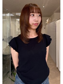 トーン(TONE)の写真/【小顔&垢抜け】第一印象を司る顔周りに、誠実なこだわりを。あなたの個性を引き立てるオーダーメイド。