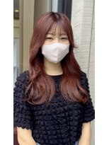 ヘアーナチュレ ラ フルール(HAIR NATURE La Fleur)&nbsp;☆艶感カシスピンク×韓国風レイヤー☆