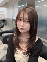 クーラ オモテサンドウ(Cura Omotesando) レイヤーカット/縮毛矯正/ブラウンカラー