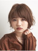  ボブ/カーキグレージュ/大人かわいい[恵比寿/恵比寿駅]