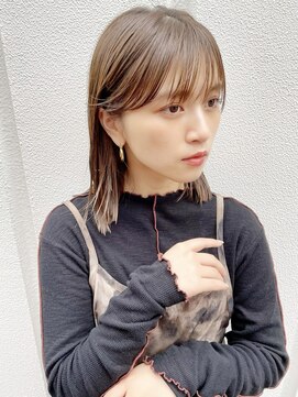 レトン 銀座(leton) 美髪/ホワイトグレージュ/大人かわいい/こなれミディ[銀座]