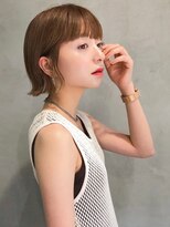 リアン(Lien)&nbsp;Lien☆ワイドバング外ハネミニボブ×マロンブラウン　立川