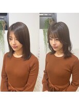 毛先がハネでも大丈夫！外ハネレイヤー！　銀座駅