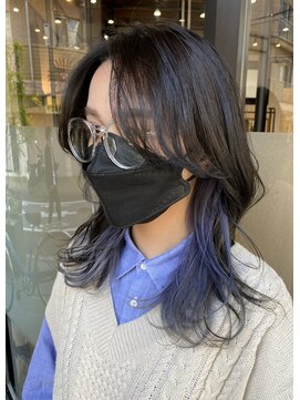 ウィーブス セタガヤ(weaves -SETAGAYA-) ヨシンモリ×インナーインディゴブルー【weaves-SETAGAYA-】